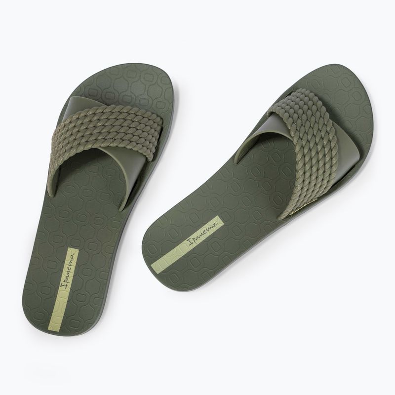 Ipanema Street II women's flip-flops dark green /green 3