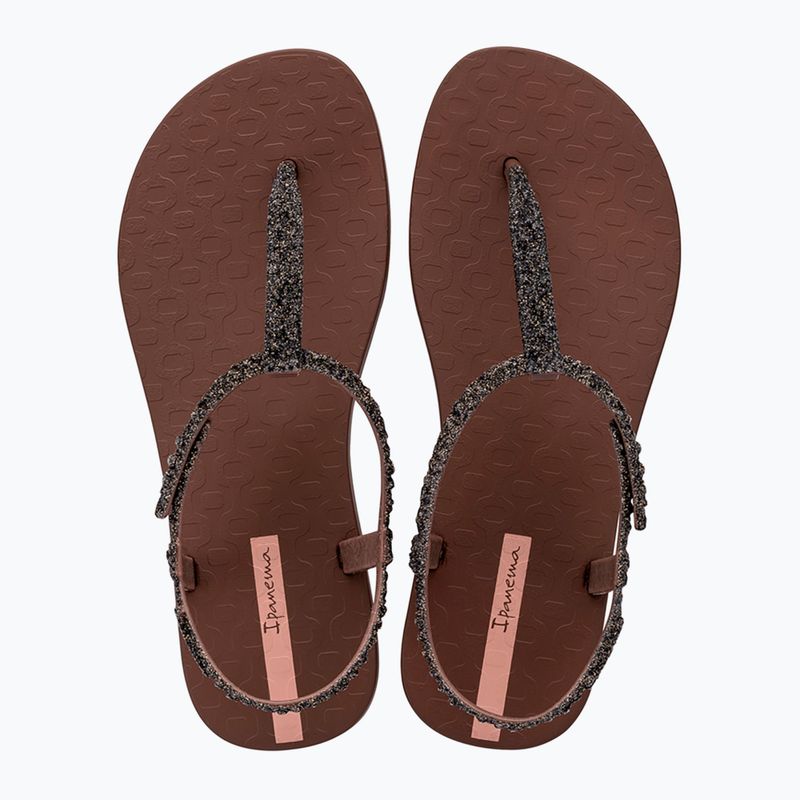 Women's Ipanema Class Brilha brown/glitter brown sandals 2