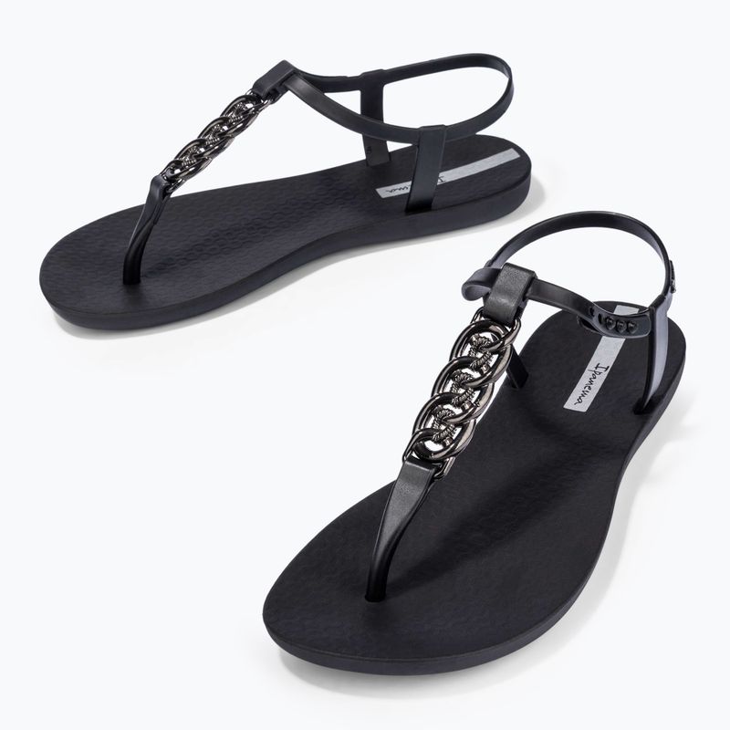 Women's Ipanema Class Chain sandals black/dark grey 10