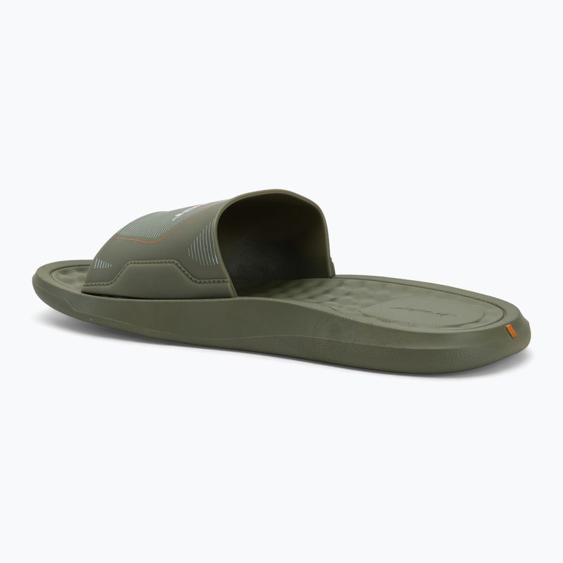 RIDER Step Slide green/green/white men's flip-flops 3