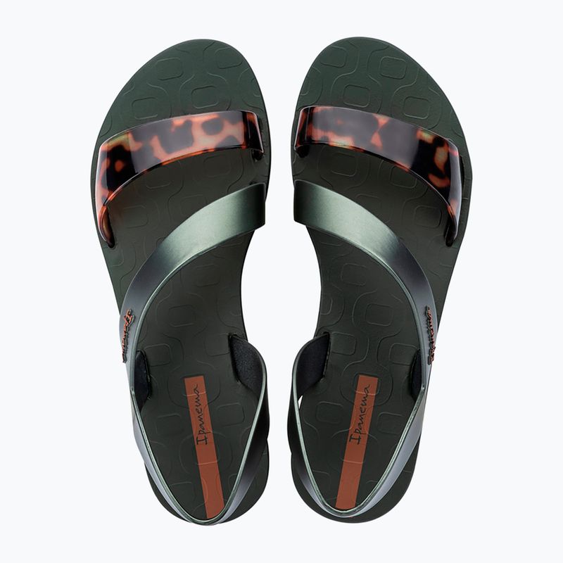 Women's sandals Ipanema Vibe green/turtle/brown 2