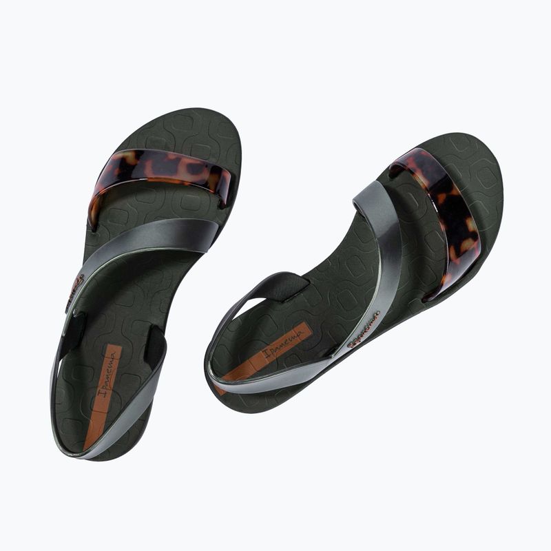 Women's sandals Ipanema Vibe green/turtle/brown 3