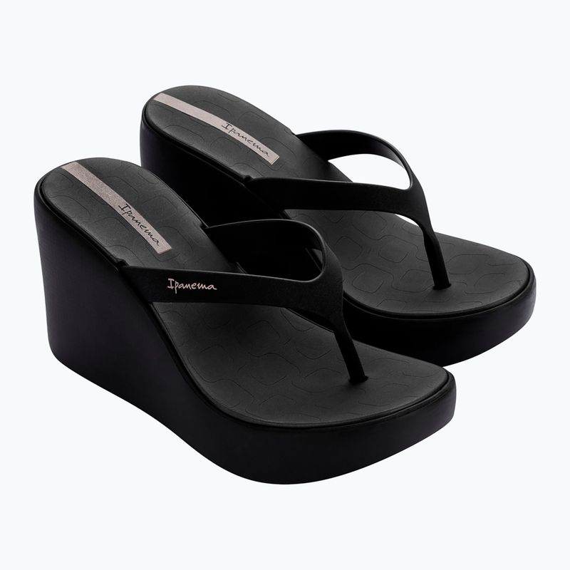 Women's Ipanema High Fashion II flip flops black/black/beige