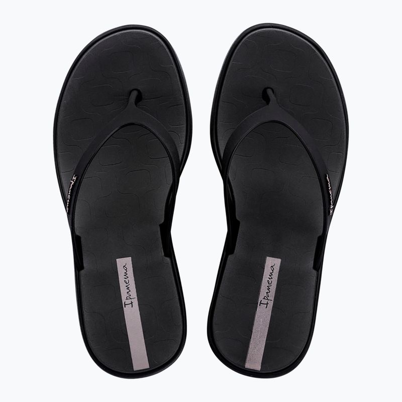 Women's Ipanema High Fashion II flip flops black/black/beige 2