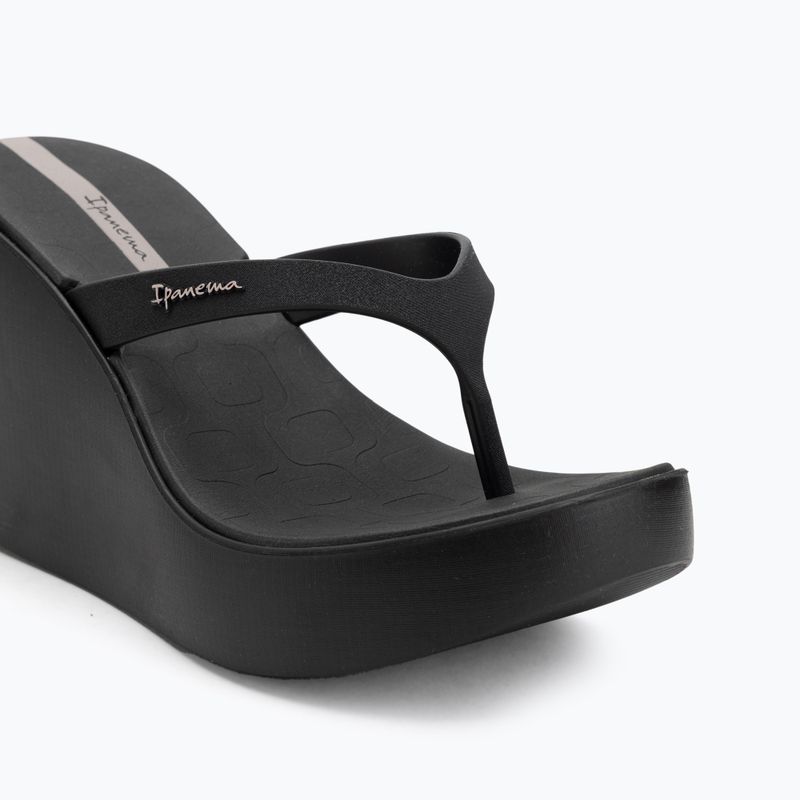 Women's Ipanema High Fashion II flip flops black/black/beige 7