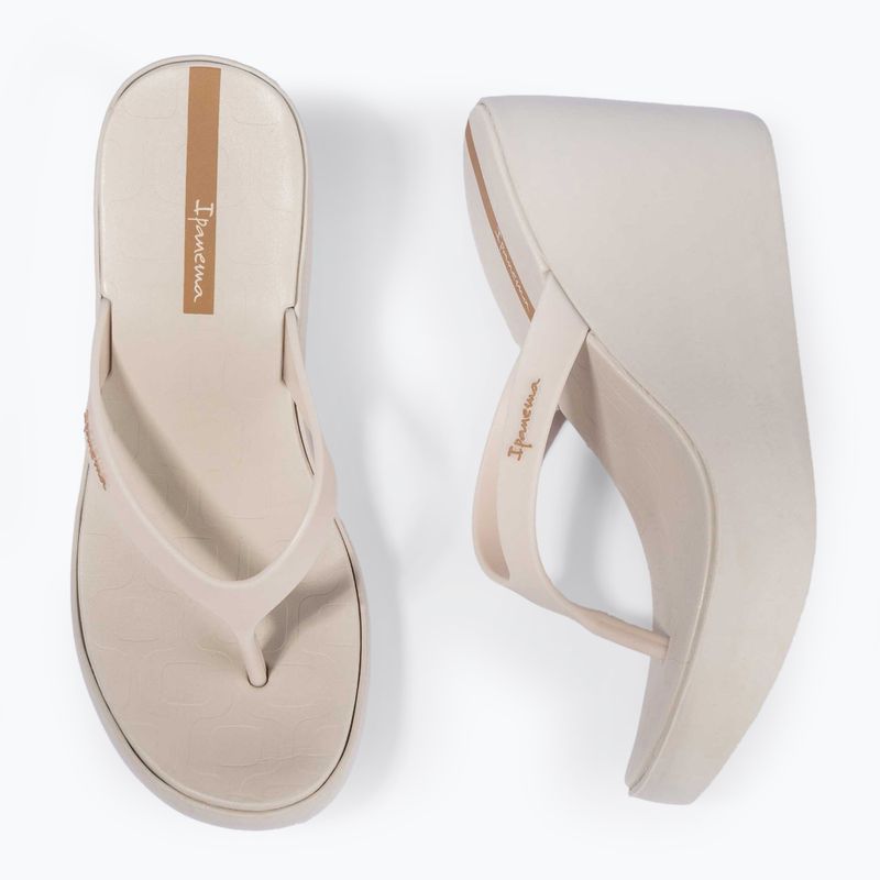 Women's Ipanema High Fashion II flip flops beige/light beige 10