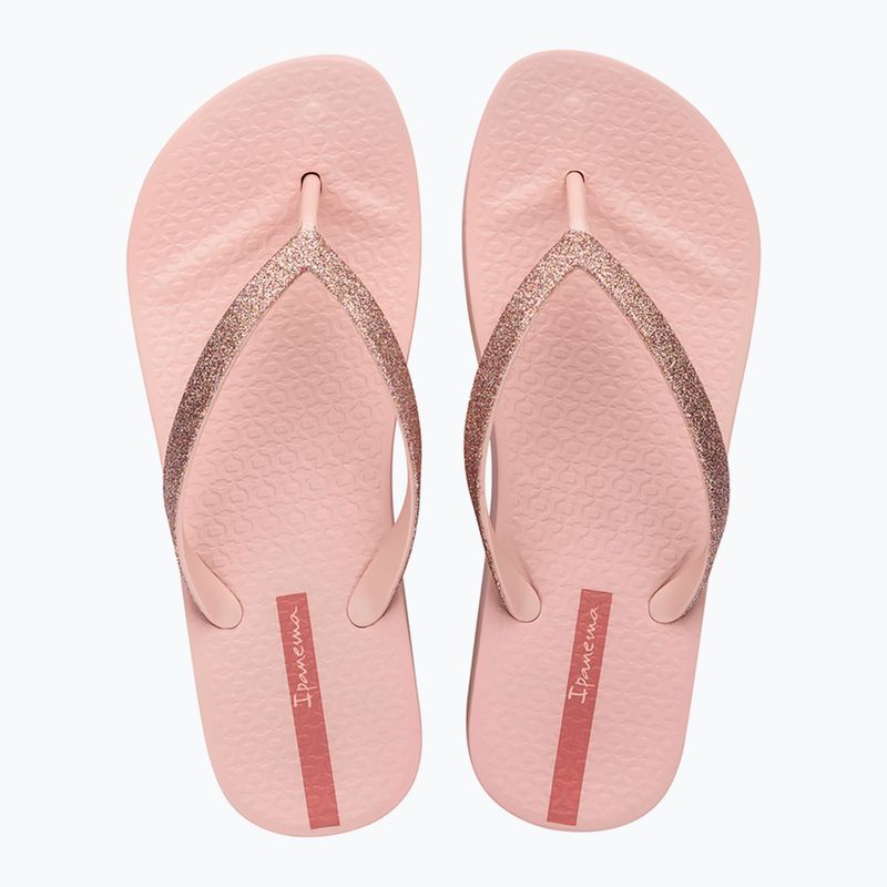 Women's Ipanema Mesh Chic Plat pink/glitter pink flip flops 2