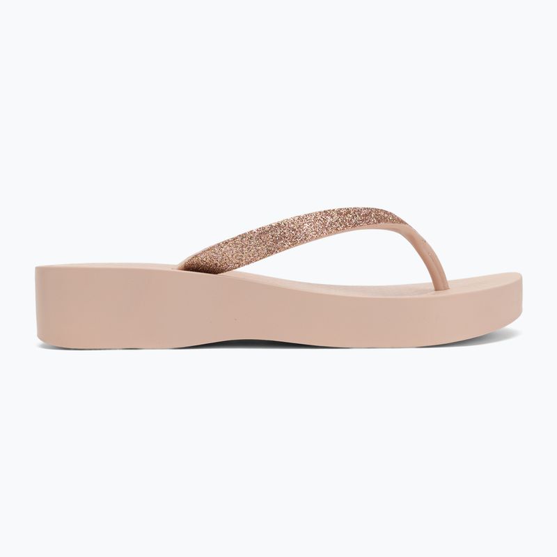 Women's Ipanema Mesh Chic Plat pink/glitter pink flip flops 2