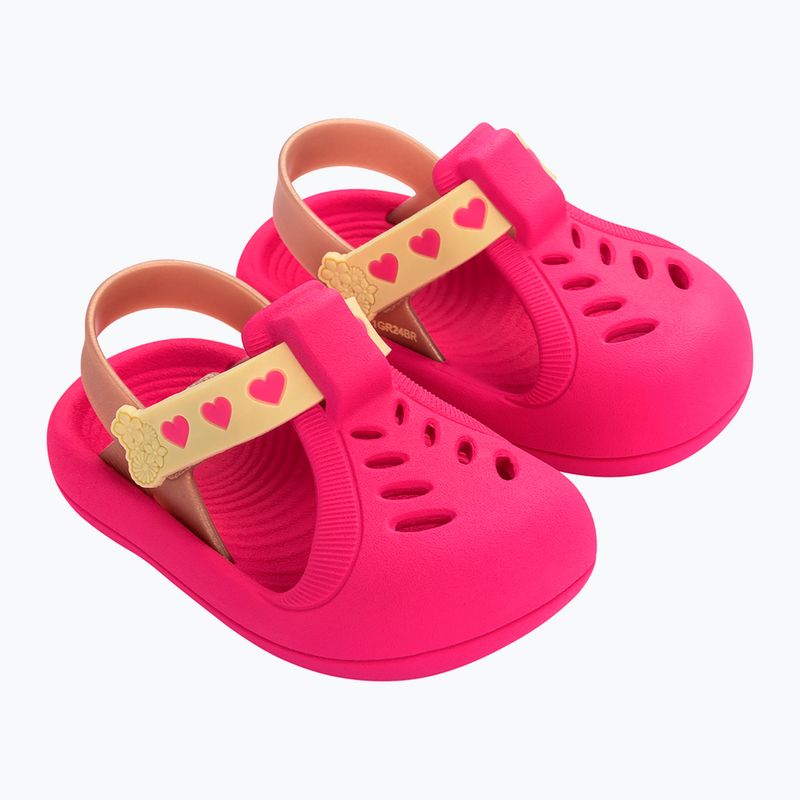 Ipanema Little Baby pink/gold sandals