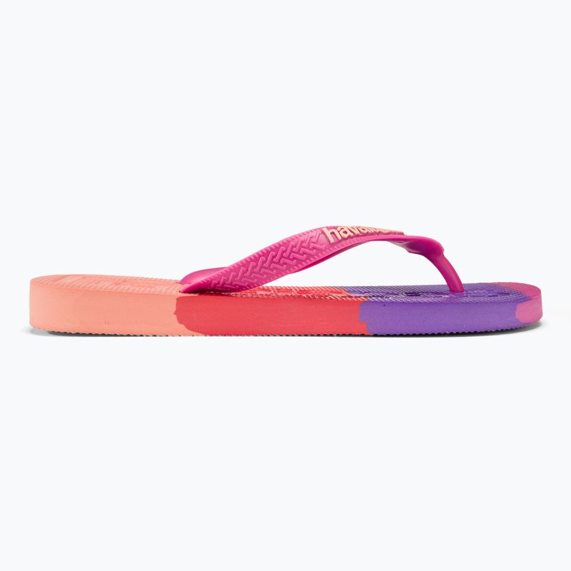 Havaianas Top Logomania Colors II pink flux flip flops 2