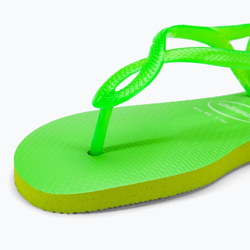 Women's sandals Havaianas Luna Neon lemon green 7