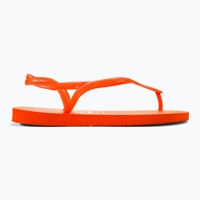 Women's sandals Havaianas Luna Neon sunset orange 2