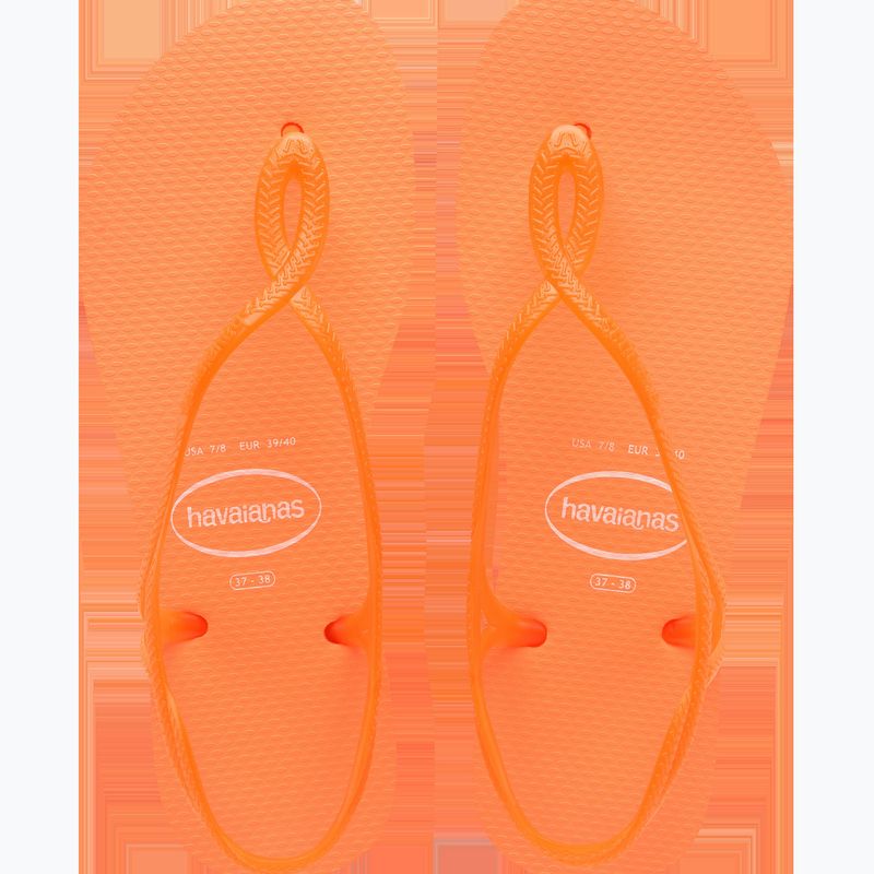 Women's sandals Havaianas Luna Neon sunset orange 12