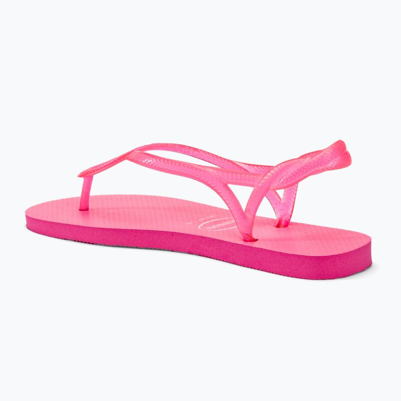 Women's Havaianas Luna Neon pink flux sandals 3