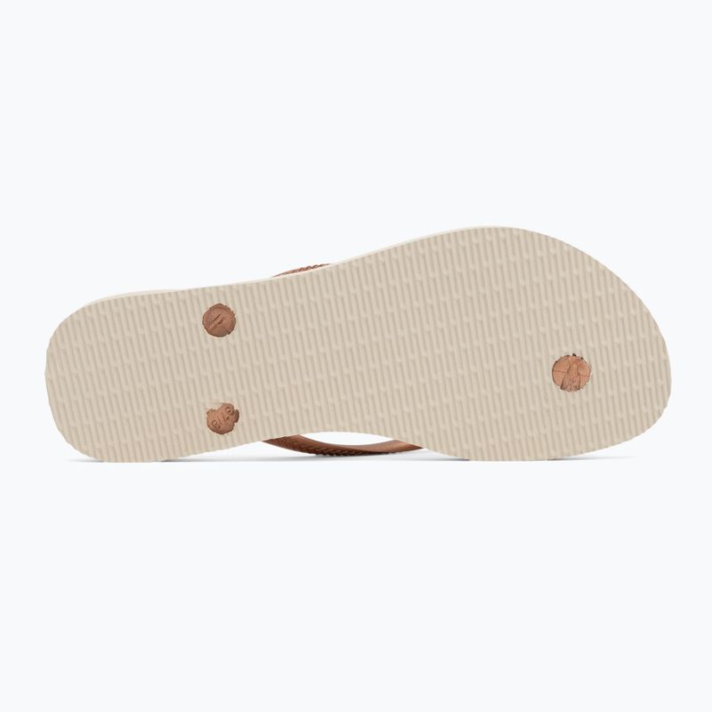 Women's Havaianas Slim Palette Glow flip flops beige 4