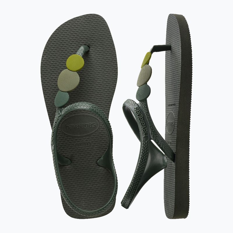 Havaianas Flash Urban Plus women's sandals olive green 5