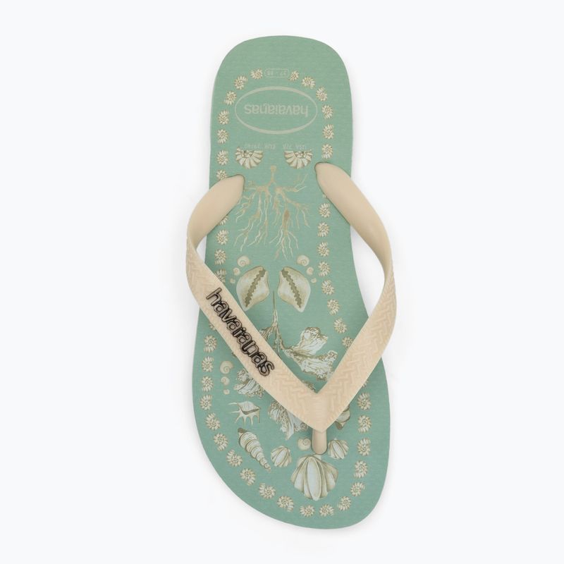 Women's Havaianas Top Tropicalia Vibes flip flops coast green 5