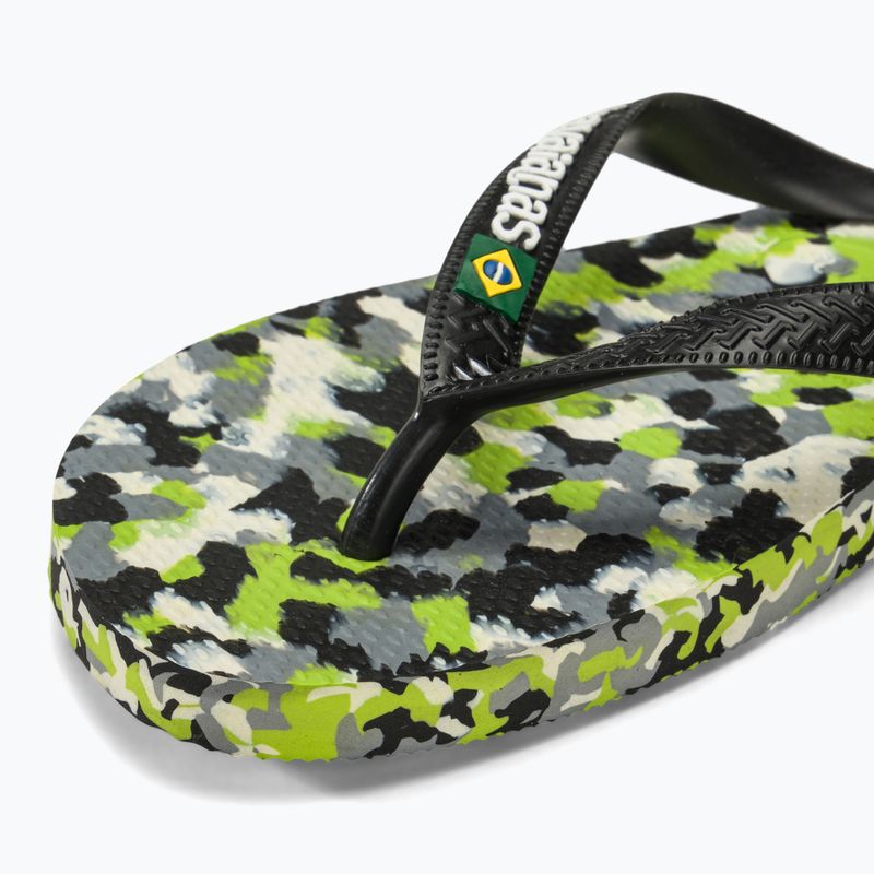 Havaianas Brasil Tech II flip flops lemon green 7