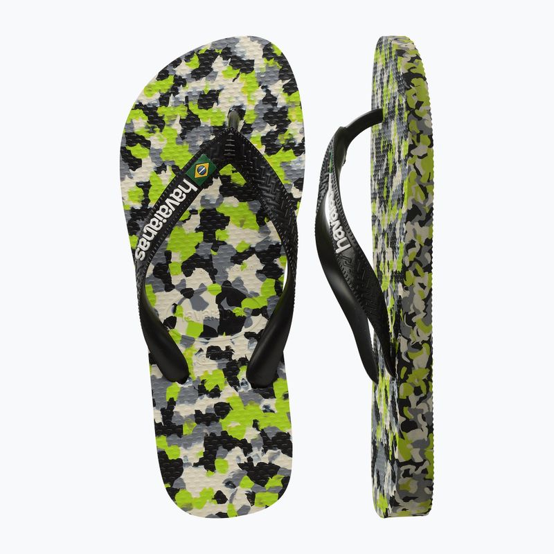 Havaianas Brasil Tech II flip flops lemon green 11