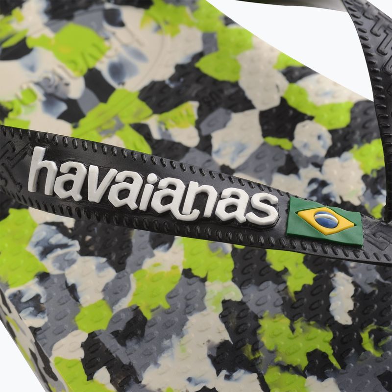 Havaianas Brasil Tech II flip flops lemon green 12