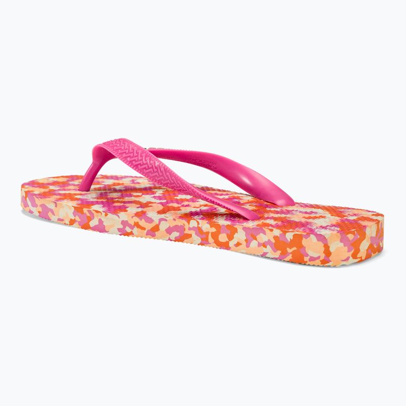 Havaianas Brasil Tech II pink flux flip flops 3