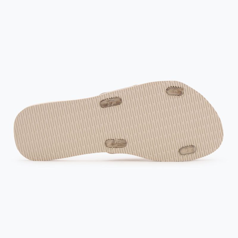 Women's flip-flops Havaianas Aqua Metallic beige 4