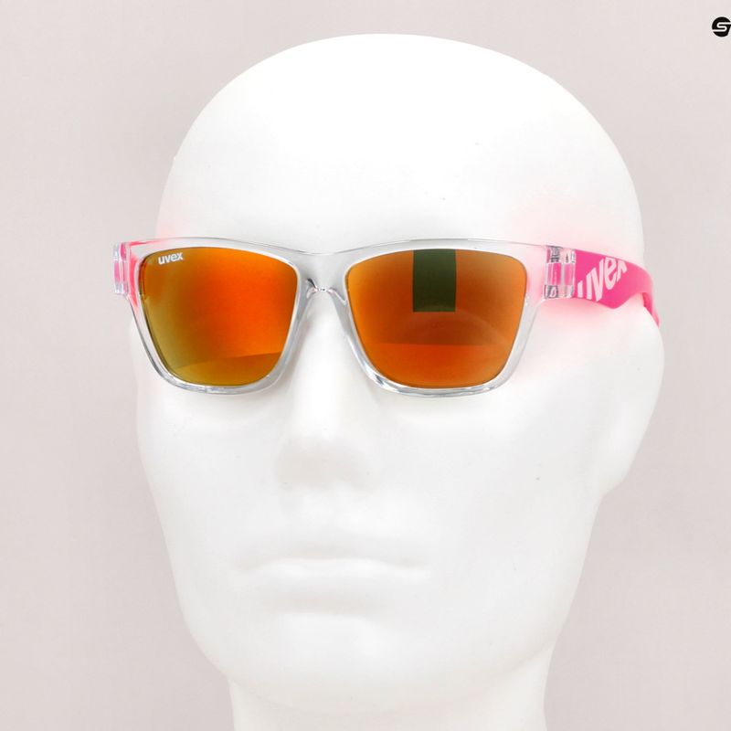 UVEX children's sunglasses Sportstyle 508 clear pink/mirror red S5338959316 7