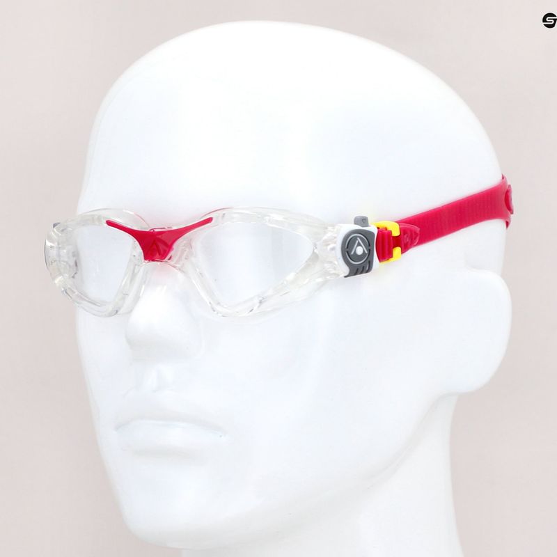 Aquasphere Kayenne transparent/raspberry/clear children's swimming goggles EP2970016LC 7