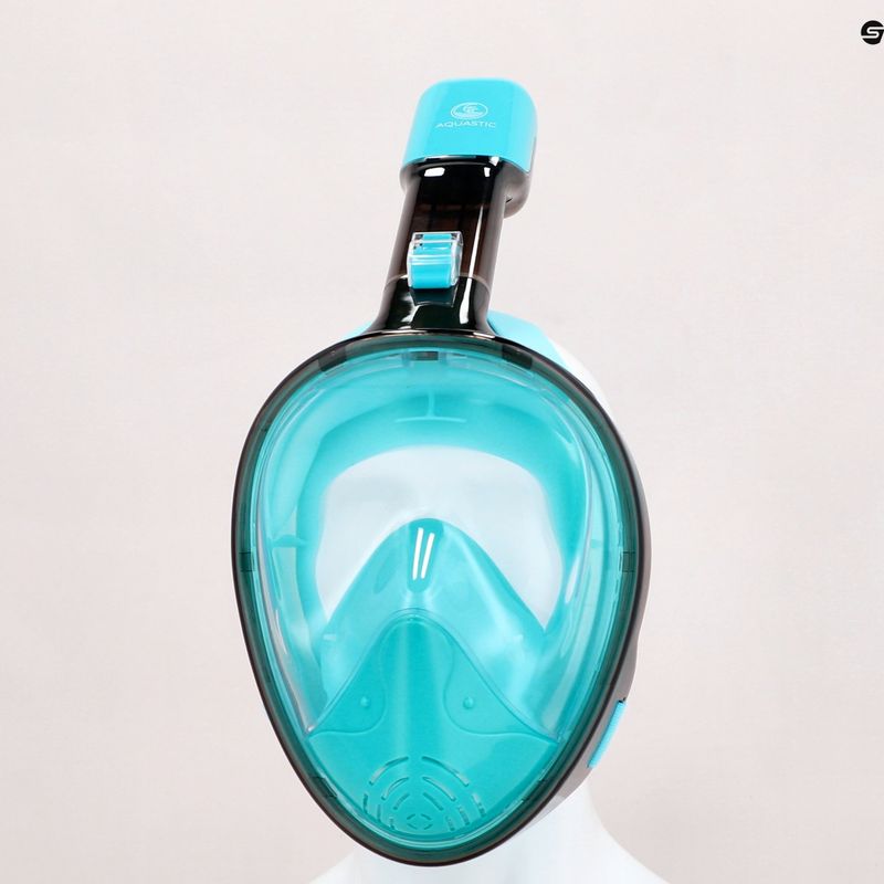 Full face mask for snorkelling AQUASTIC blue SMA-01SN 13