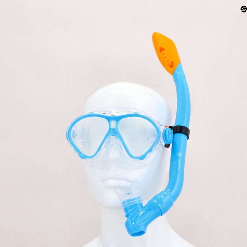 Children's AQUASTIC Snorkelling set blue MSFK-01SN 24