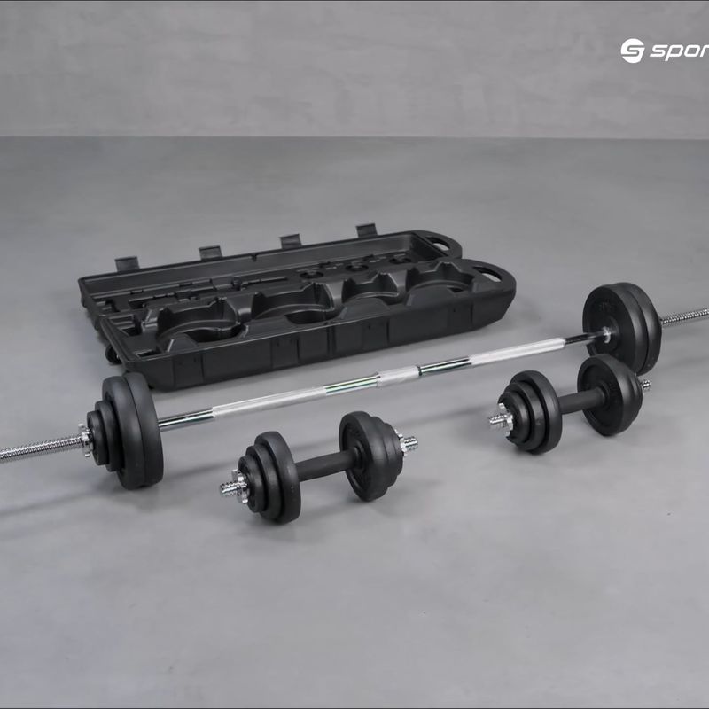 TREXO 50 kg barbell dumbbell set DK50 20