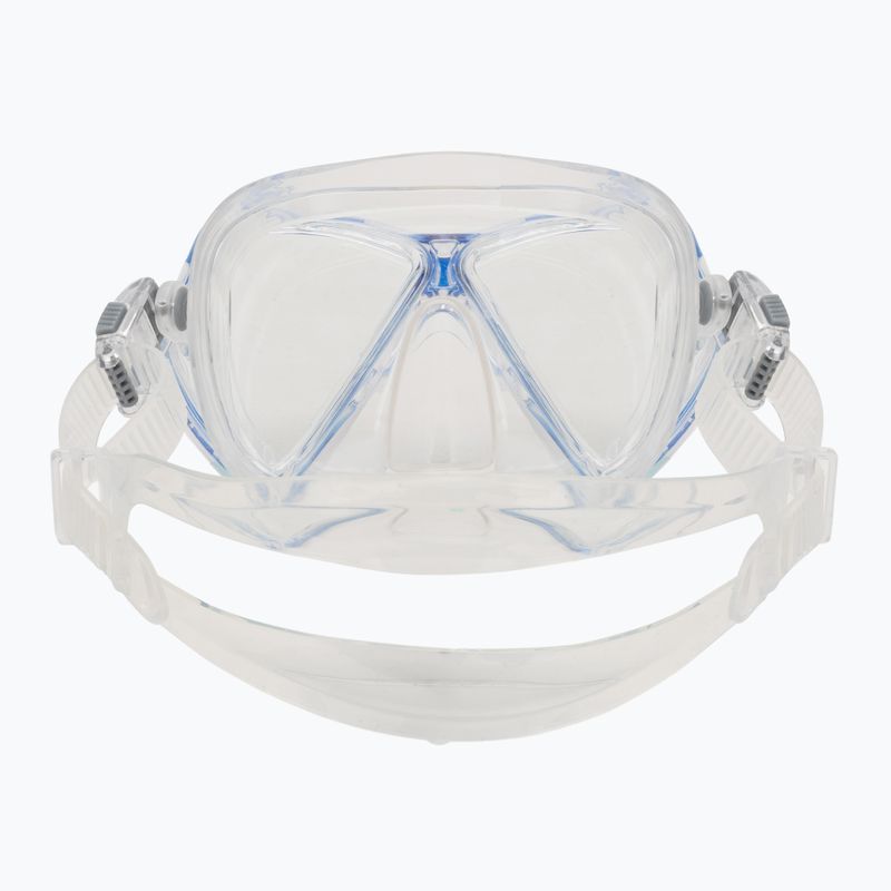 Mares Zephir JR blue/clear children's snorkel mask 4