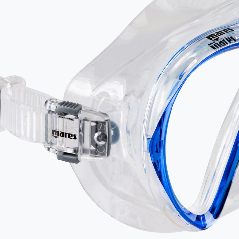 Mares Vento diving set clear blue 411746 12