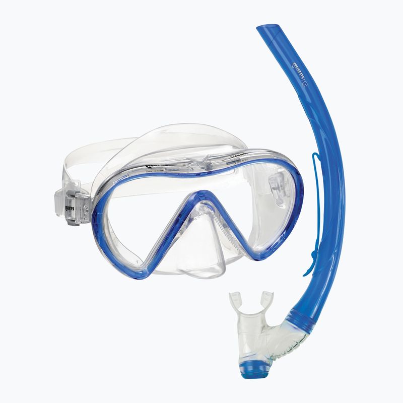 Mares Combo Stream snorkelling set royal blue/clear