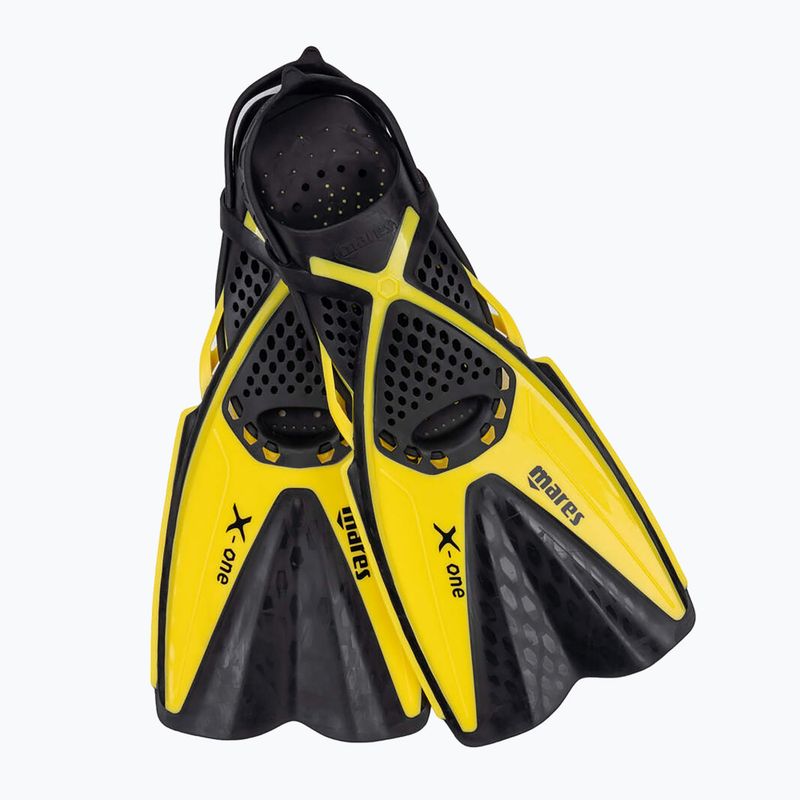 Mares X-One Junior children's snorkel fins yellow 2