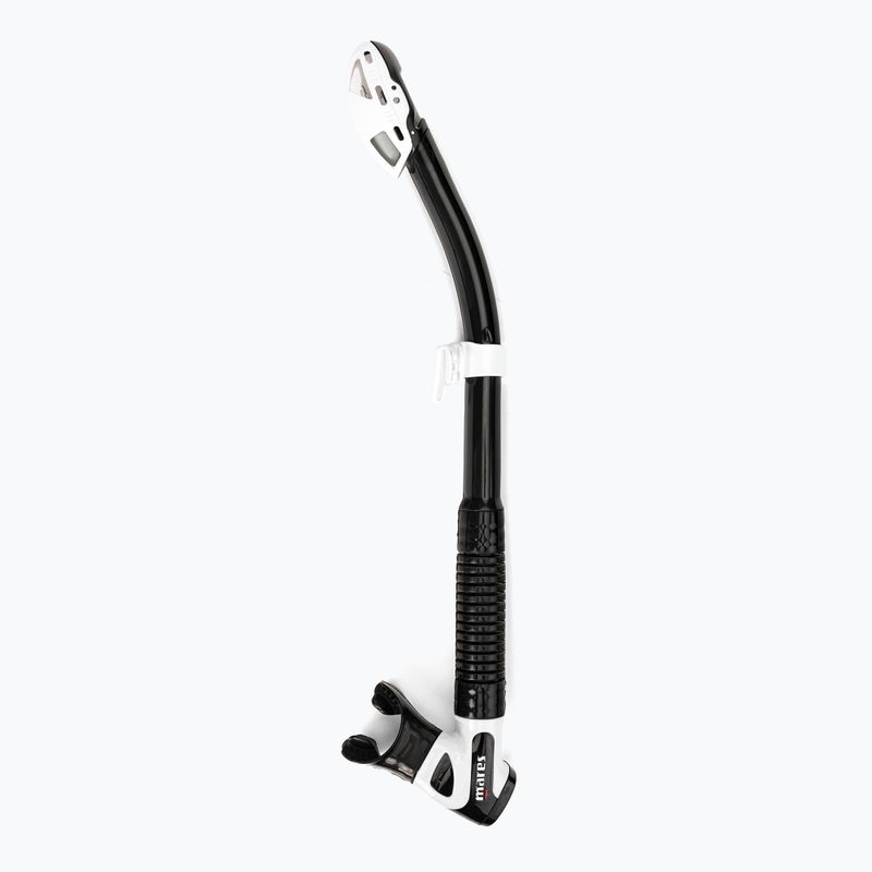 Mares Rebel Dry snorkel black and white 411487