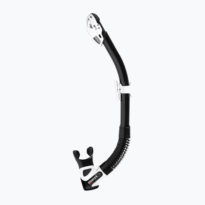 Mares Rebel Dry snorkel black and white 411487 4