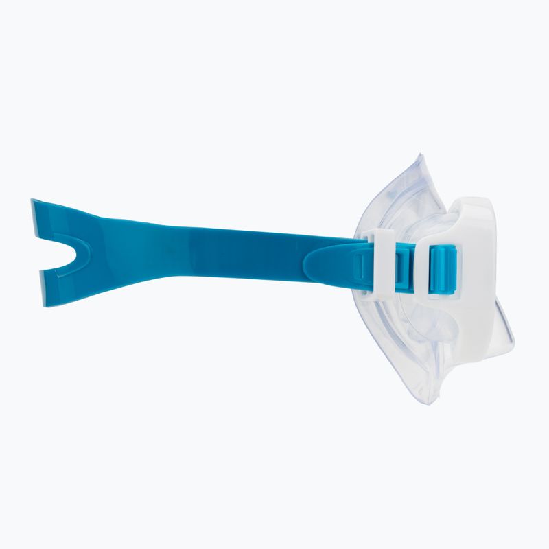 Diving mask Mares Puffer aqua white/clear 3