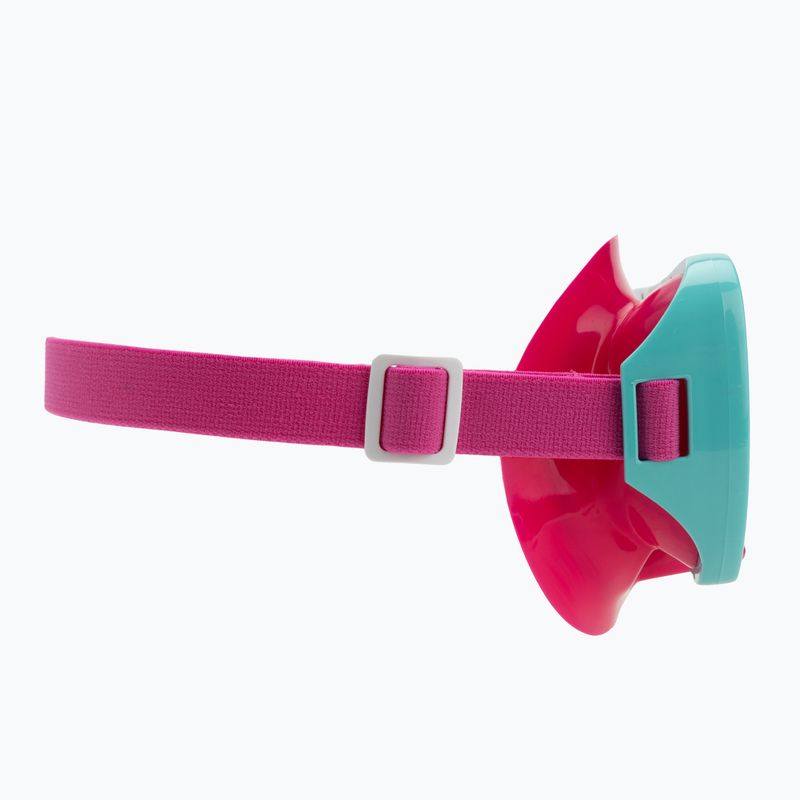 Mares Turtle aqua/pink children's snorkel mask 3