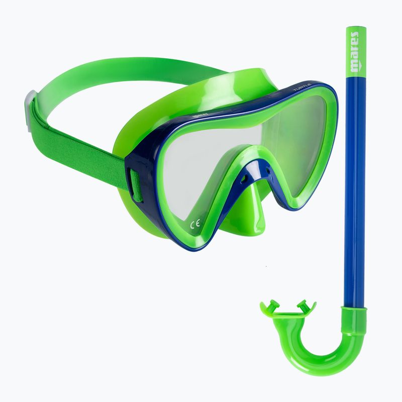 Mares Turtle children's diving set green-blue 411778