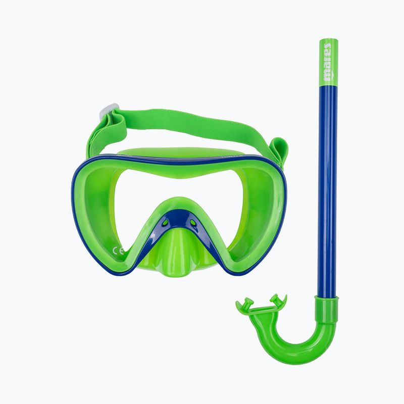 Mares Turtle children's diving set green-blue 411778 8