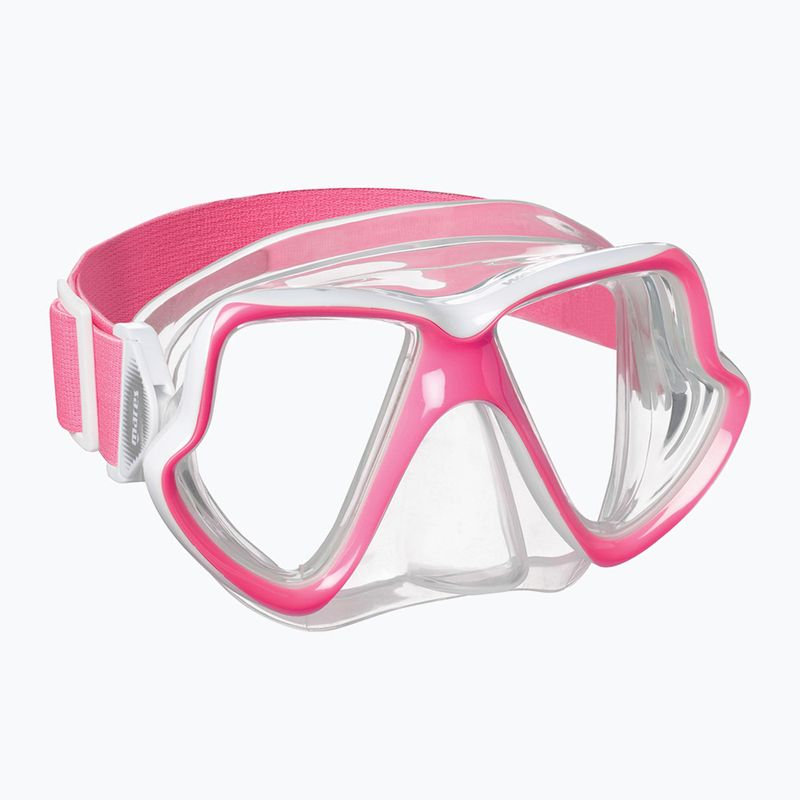 Mares Combo Wahoo Neon pink/white/clear snorkel kit 2