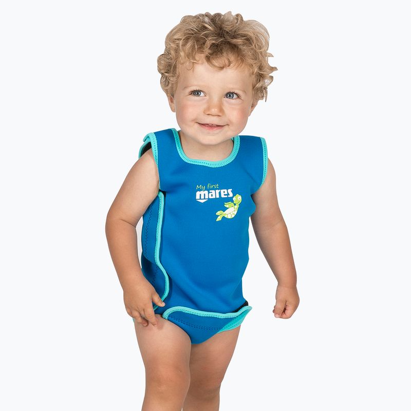Mares Baby Wrap blue wetsuit for children 6