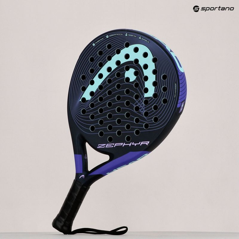 HEAD Zephyr paddle racket black/blue 228212 8
