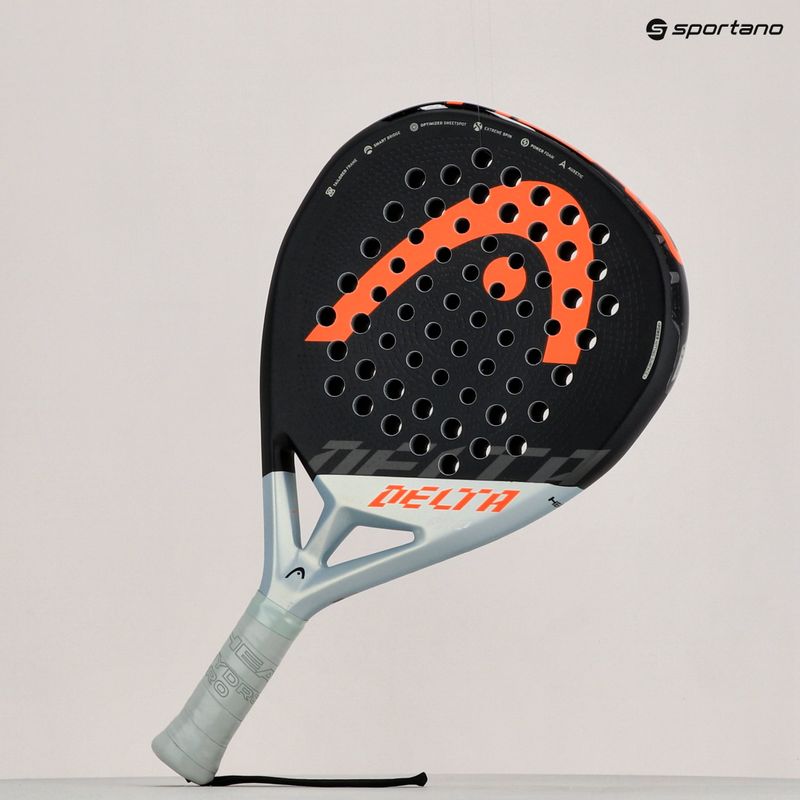 HEAD Delta Pro paddle racket black and white 228102 13
