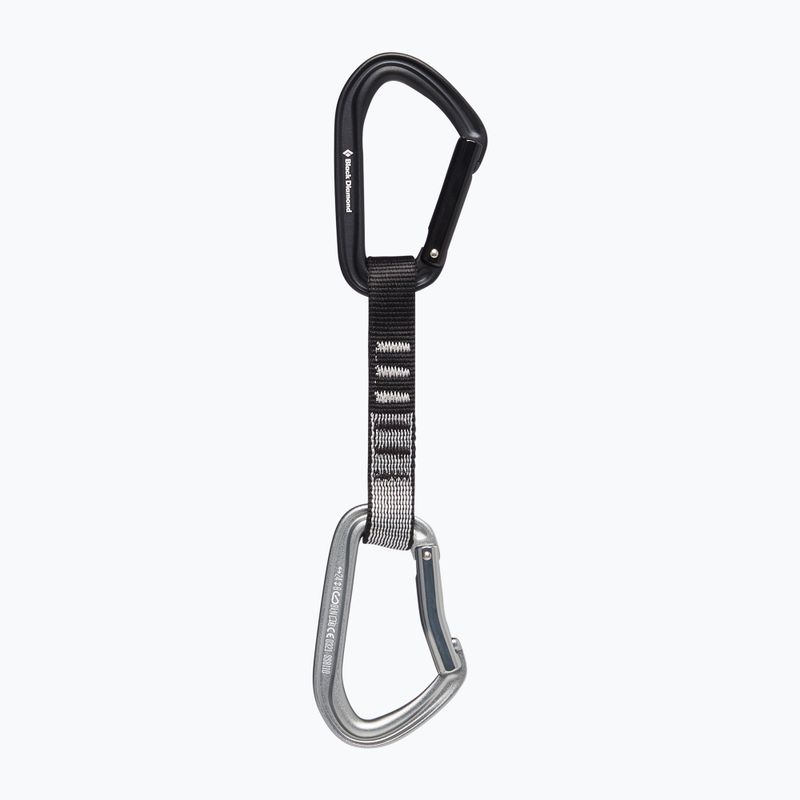 Black Diamond Hotforge Quickdraw climbing express 12cm light gray