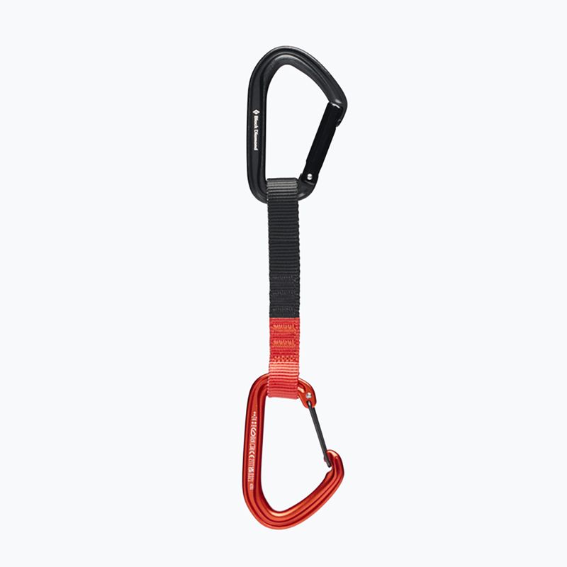 Climbing quickdraw Black Diamond Hotforge Hybrid Quickdraw 16 cm octane