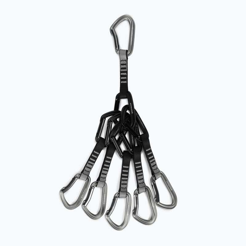 Black Diamond Hotforge Quickpack climbing express set 6 pcs. 12 cm grey BD3811221004ALL1