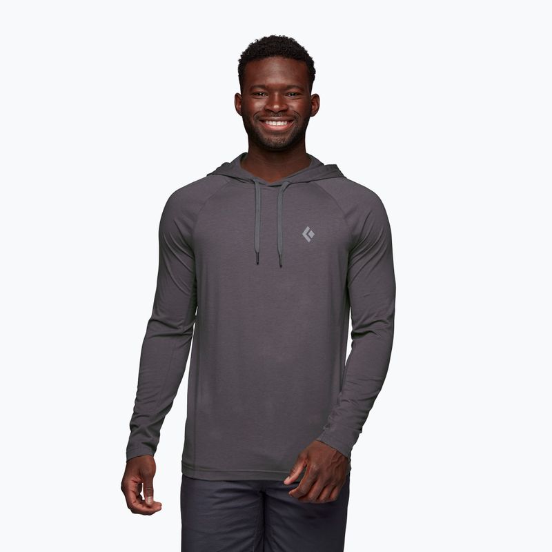 Men's trekking sweatshirt Black Diamond Crag Hoody grey AP7520000003LRG1