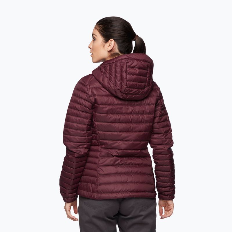 Women's down jacket Black Diamond Access Down Hoody maroon AP7460816018LRG1 2